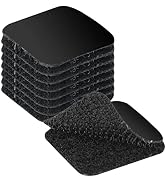 Art3d 48 Sets Hook and Loop Tape Sticky Back,1 in. x 1 in. Double-Sided Command Adhesive Strip He...