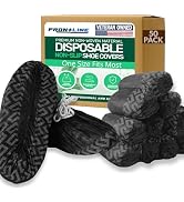 Frontline Shoe Covers Disposable Non-Slip 100 Pack, Premium Non-Woven Durable Booties Shoes Cover...