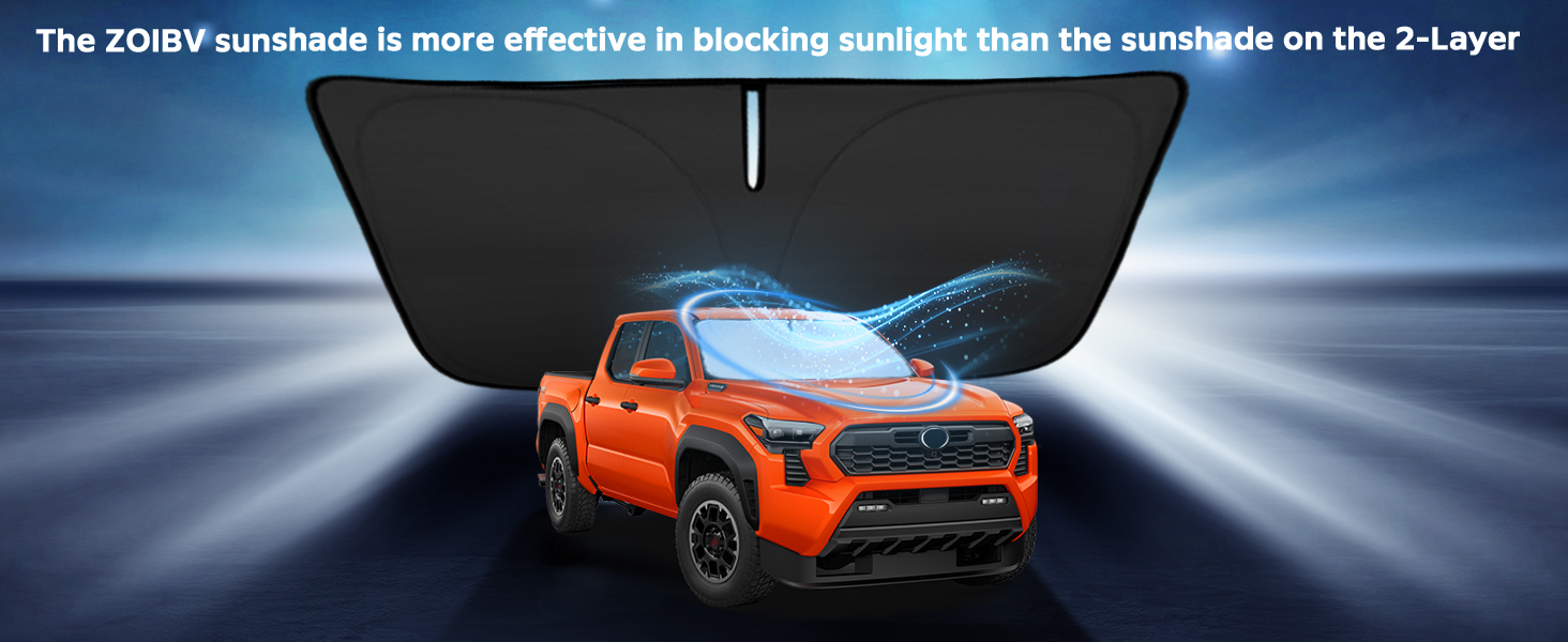 for Toyota Tacoma 2016-2026 Sun Shade