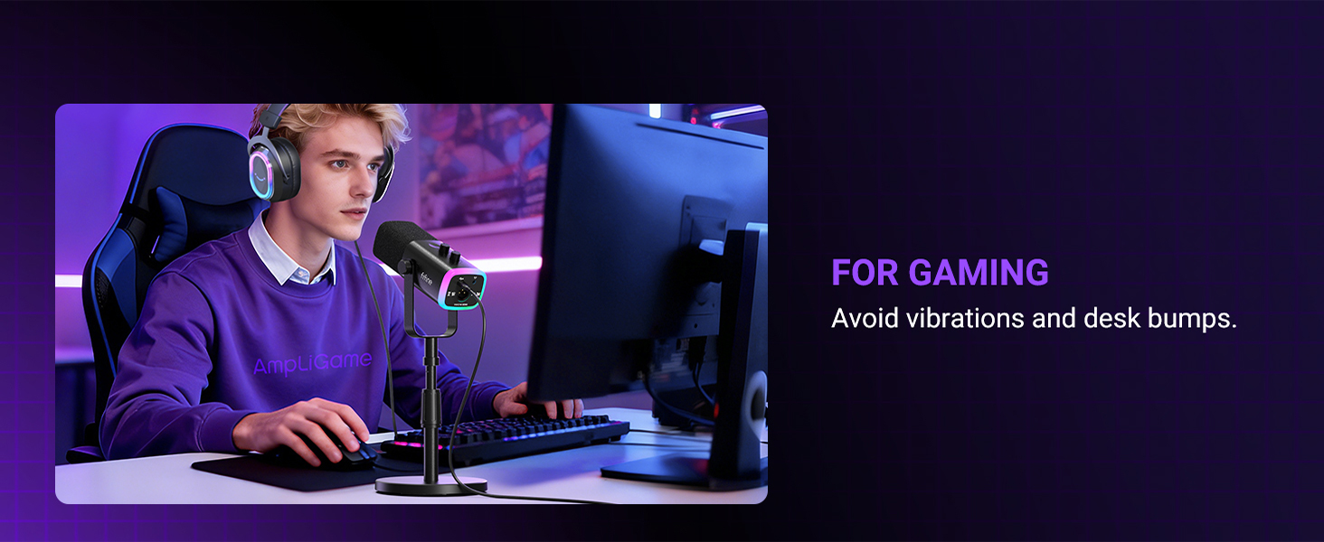 desktop mic stand for gaming