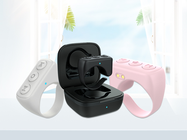 Bluetooth Remote Control Page Turner Ipad Cell Phone Camera Shutter Selfie Button Bluetooth Ring