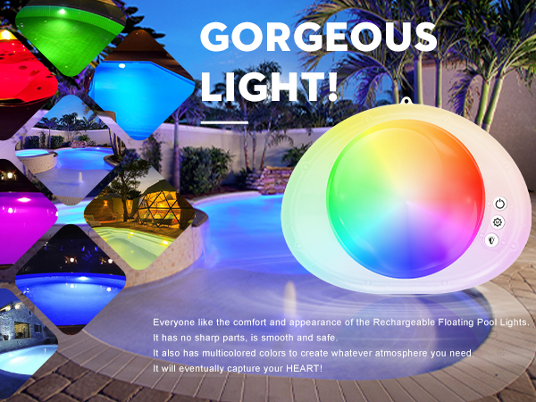 floating pool lights