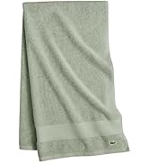 Lacoste Heritage 100% Supima Cotton Bath Towel, Aloe, 30