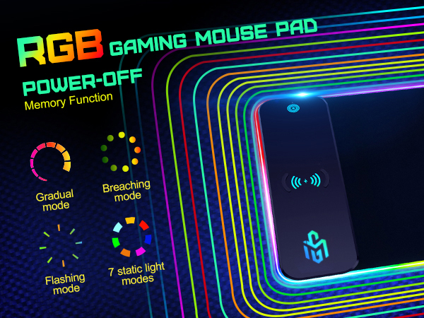 rgb gaming mouse pad
