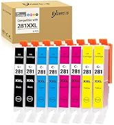 EXCERCUS 8 Pack CLI-281Ink Cartridge Replacement for Canon CLI-281XXL Use for Canon TR8520 TS9120...
