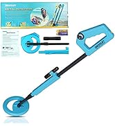 allsun Handheld Metal Gold Detector Finder 6 Inch Search Coil Beginner Beach Silver Detector Adju...