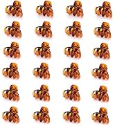 Cobahom 24 Pcs Small Hair Claw Clips 1.2 Inch Plastic Hair Clips Mini Grip Octopus Clips Styling ...