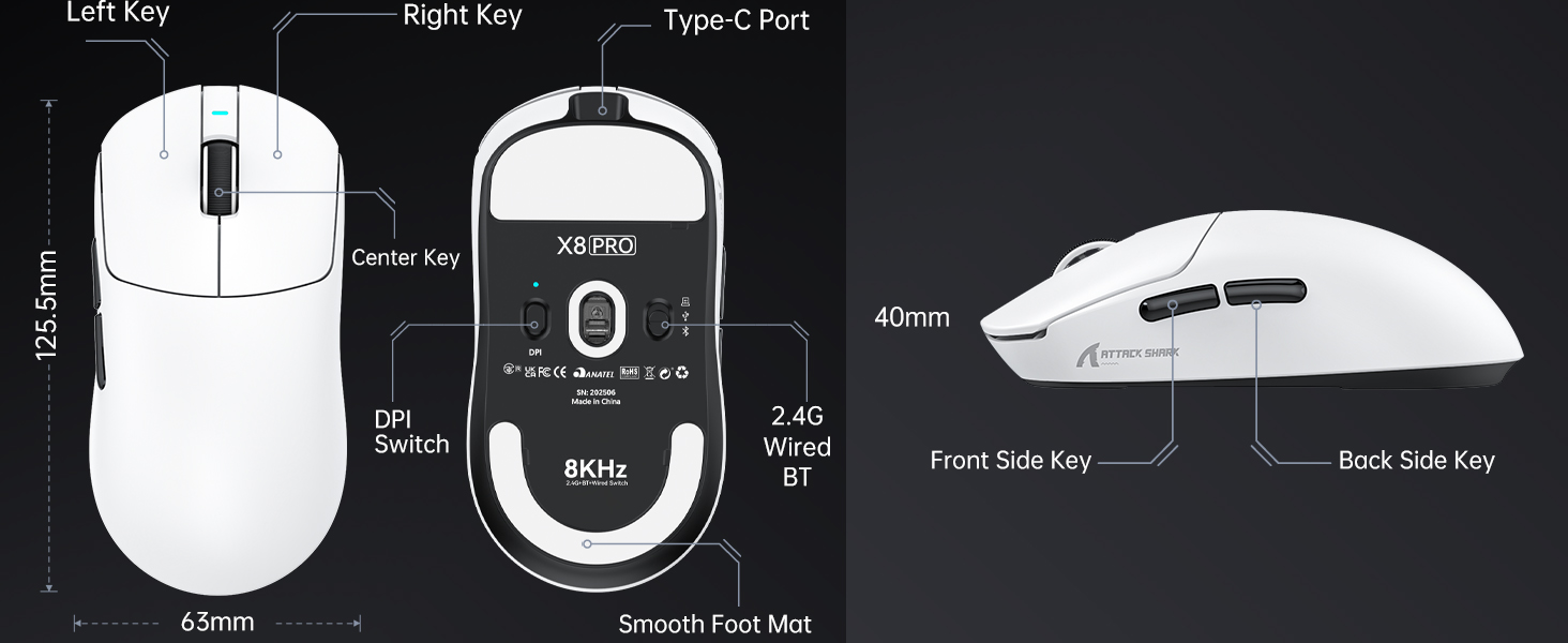 wireless gaming mouse