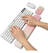 Ergonomic Keyboard and Mouse Wrist Rest Set - Wrist Support for Mouse, Computer Wrist Cushion Com...
