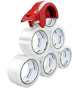 AUDTMWH Clear Packing Tape, Heavy Duty Packaging Tape Designed for Moving, Packing, Shipping and ...