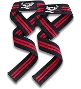 BEAST RAGE Weight Lifting Straps Fitness Padded Wrist Support Gel Advanced Grips Dumbbell Bar Wra...