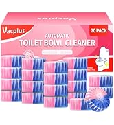 Vacplus Toilet Bowl Cleaners - 20 Pack Long-Lasting Toilet Cleaner Tablets, Prevent Stains & Deod...