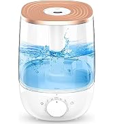 HLS Cool Mist Humidifiers for Bedroom, 3.5L Ultrasonic Air Humidifier for Home Whisper Quiet, Top...