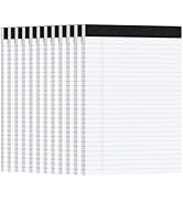 Ciphyfee 12pcs Legal Pads 8.5 x 11, Notepads 8.5 x 11 College Ruled Notebook, Writing Pads of Pap...