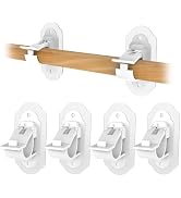 Curtain Rod Holder,no Nail Curtain Rod Holders,No Drill Curtain Rod Brackets,No Drill Needed Curt...