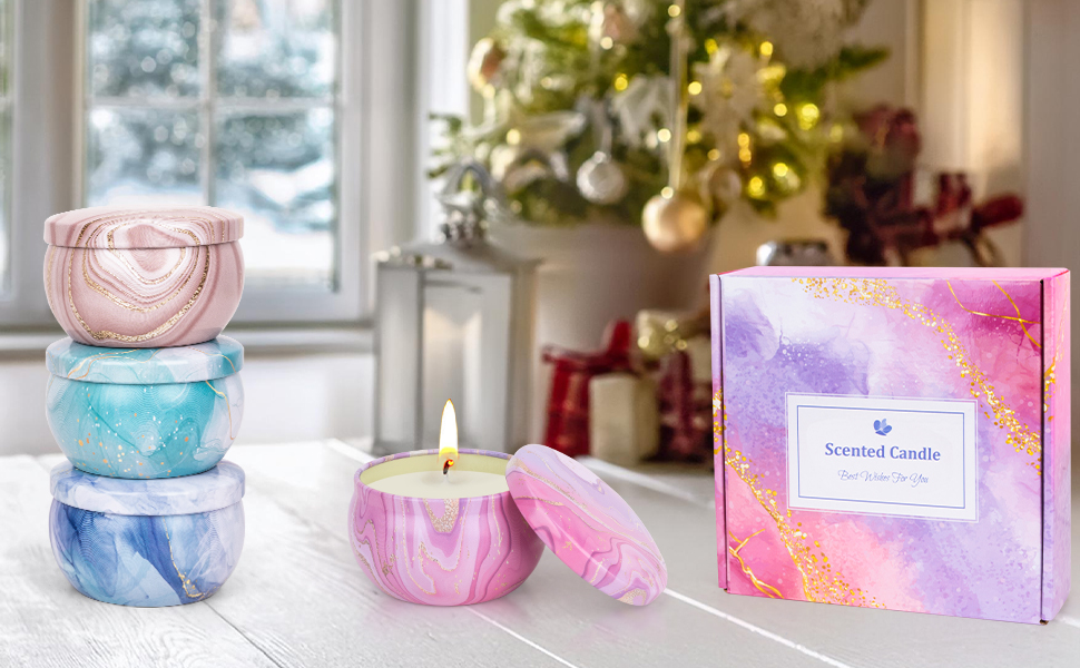 small christmas candle