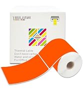 YOULAISHI 3 X 5 Inch Printable Waterproof Rectangle Color Coding Labels, 300 Per Roll Adhesive Co...