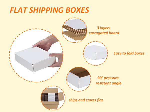flat shipping boxes