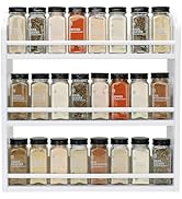 Thalomely 3 Tier Bamboo Spice Rack, Spice Rack Organizer, Seasoning Jars Rack Shelf Spice Organiz...