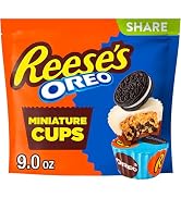 REESE'S OREO Miniatures Peanut Butter Cups Share Pack, 9 oz | Reese's Peanut Butter Cups, Milk Ch...