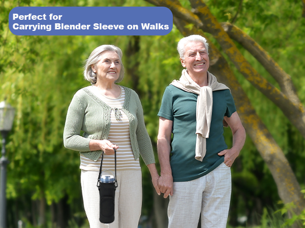 Portable Blender Sleeve Perfect for Taking the Blender on Walks