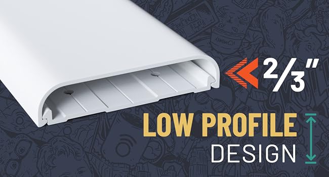 wall cable hider wall kit tv floor in wall on corner adhesive paintable baseboard low profile diy