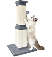 AGYM Cat Scratching Post, 32 Inch Cat Scratching Posts for Large Cats, Scratching Posts for Indoo...