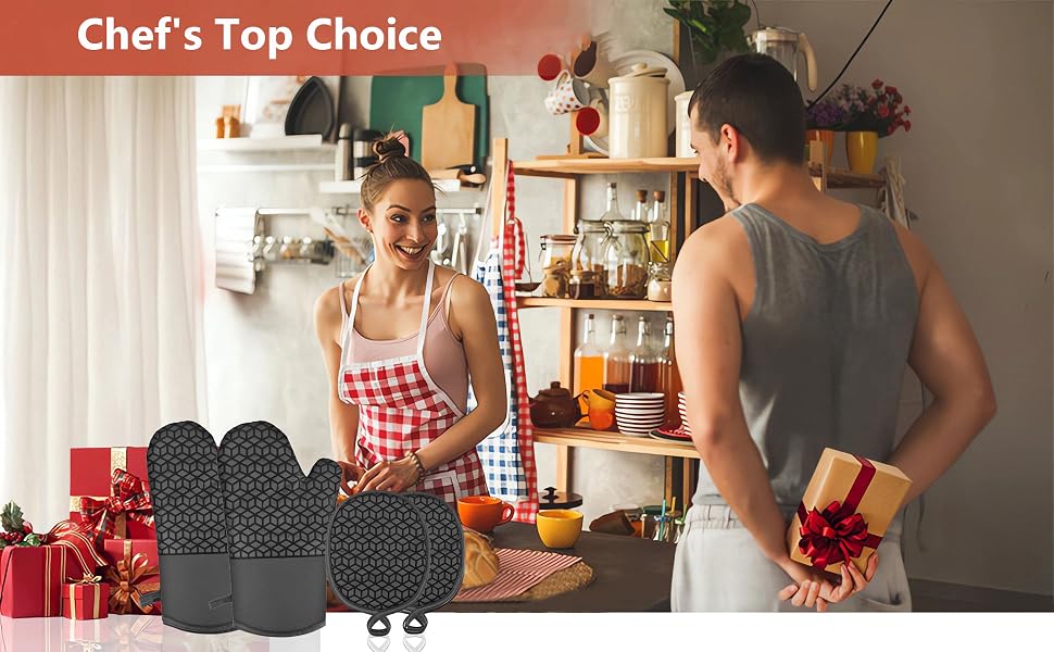 oven mitts and pot holders