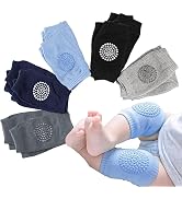 Little World Baby knee Pads for Crawling - Anti Slip Unisex Baby Knee Protectors - Toddler Knee P...