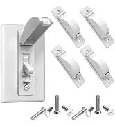 VAQULION Light Switch cover Guard, 4 Pack Light Switch Lock, Light Switch Guard, Child Proof Ligh...