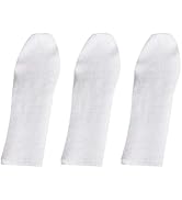 Uonlytech 150pcs Cotton Finger Sleeves Cots Protect Fingertips Hand Skin Cracking Moisture Dispos...
