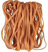 AMUU Large Rubber Bands 50 Pieces Trash Can Band Set Elastic Bands for Office Supply Trash Can Fi...