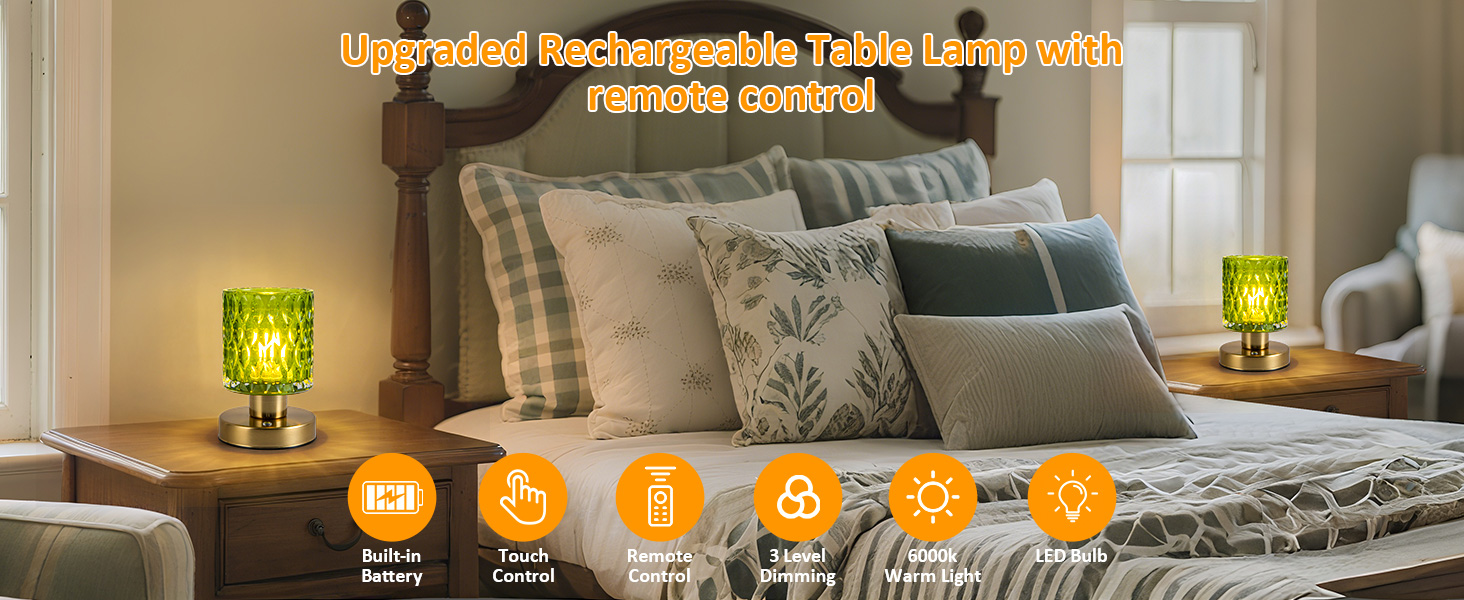 Battery Powered Lamp with Timer
