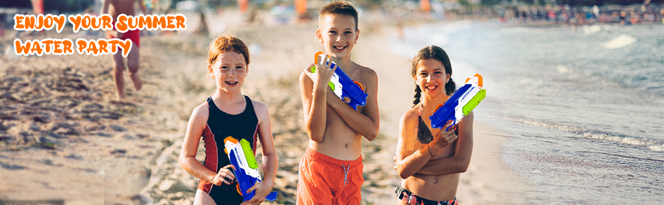 I think you need this water guns set this summer, 2 packs