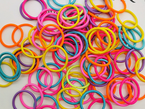 Perfect size little hair ties for baby girls