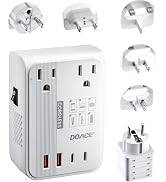 DOACE 350W Voltage Converter US to Europe 220V to 110V Converter | for Curling Iron Straightener ...