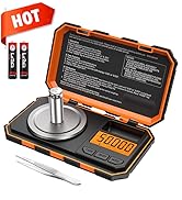 (Upgraded) Professional Digital Milligram Scale, 50g Max High Precision Pocket Sized Jewelry Scal...