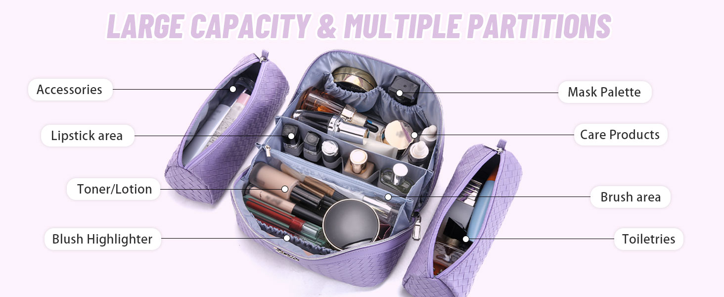Makeup travel bag