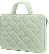 RAINYEAR Puffy Laptop Sleeve Case, 15 Inch Protective Padded Waterproof Lightweight Laptop Bag Br...