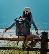 Besnfoto Camera Backpack Waterproof, Photography Bag Roll Top for DSLR SLR Mirrorless Camera with...