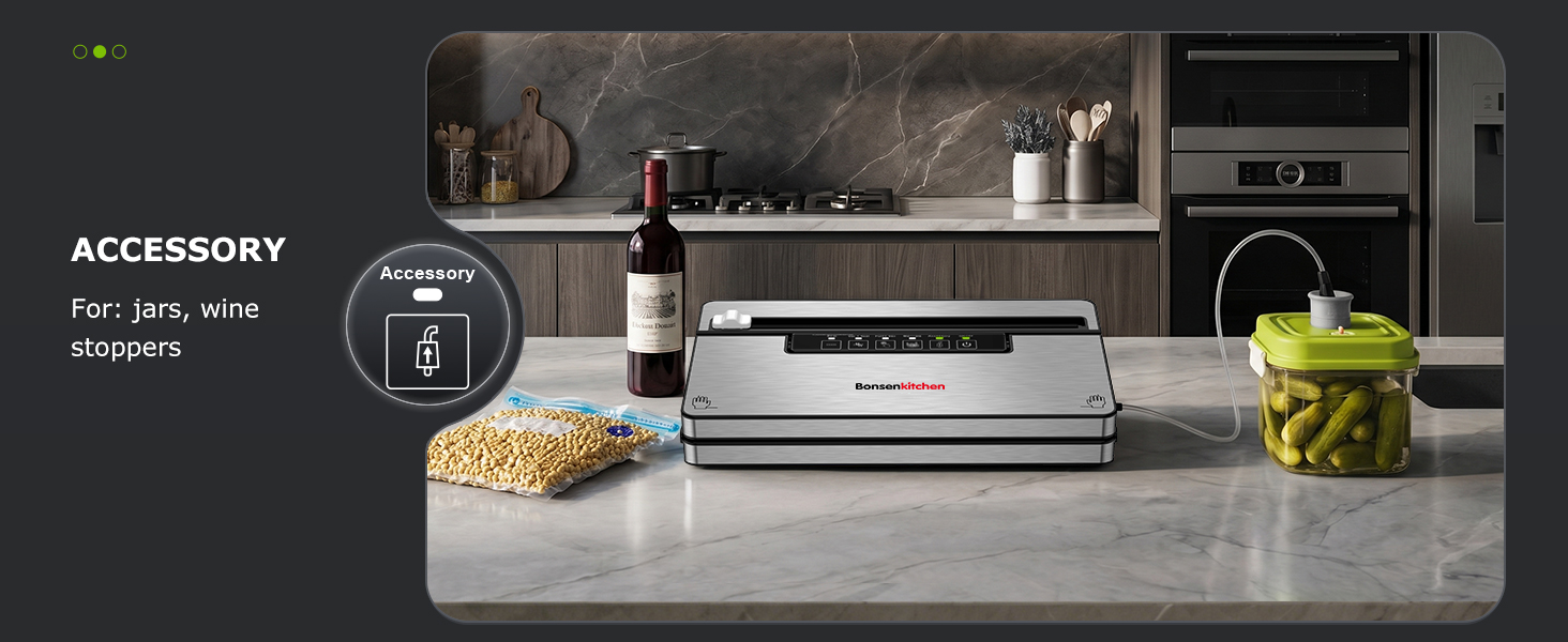 Bonsenkitchen Vacuum Sealer for Food