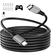 20ft USB C Cable,60W Extra Long USBC to USBC Fast Charging Cable for iPhone 17 Type C Charger Cor...