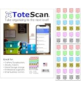 ToteScan Intelligent Color QR Labels for Organization/Moving/Storage (48 Unique Labels, 1.5