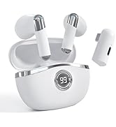 Lampelc Gaming Earbuds, VR Earphones Dual Connection, USB-C Dongle Compatible with Meta Quest 3, ...