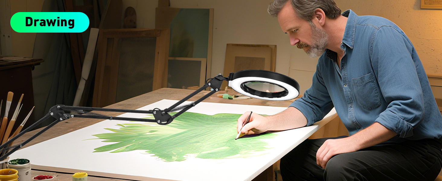 magnifying lamps for crafts