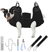 PatiencET Dog Grooming Hammock for Small Dogs Pet Hammock for Nail Trimming Dog Sling for Nail Cl...