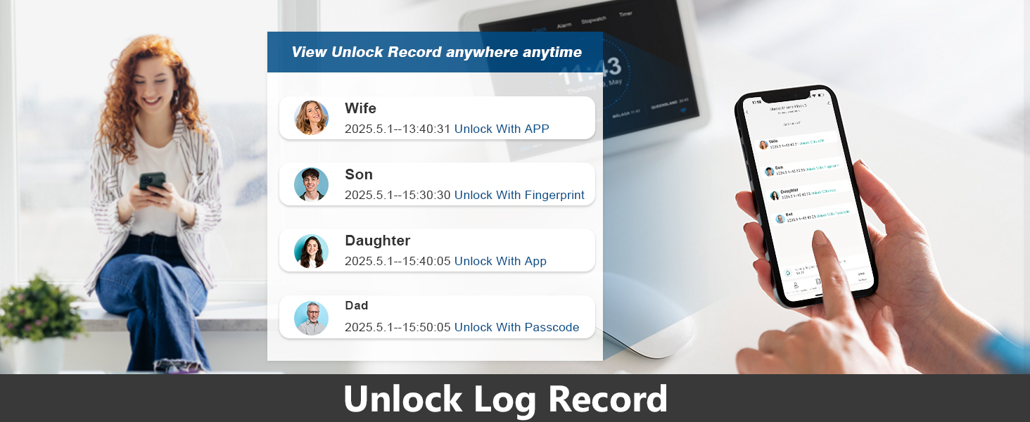 smart lock for bedroom door