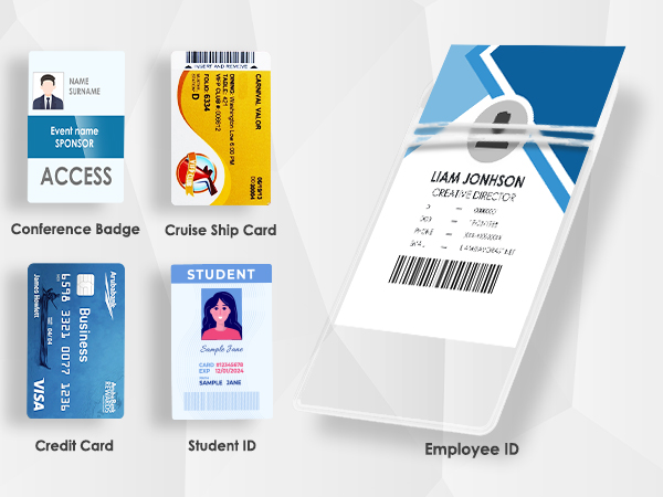 10 Pack ID Badge Holder (MIX) _Without Brand Name in Holder