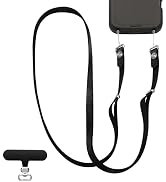Jelanry Lanyard Crossbody Strap for Apple iPhone 17, Adjustable Hands-Free Neck Strap with Quick-...