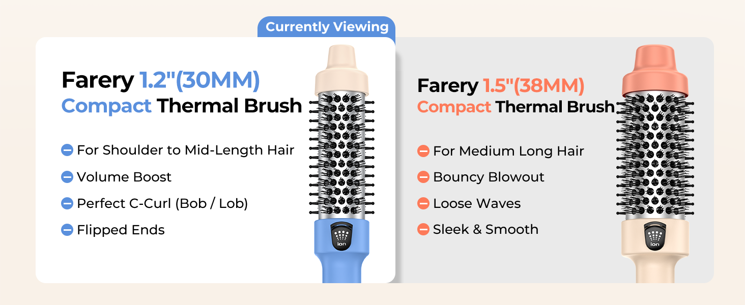 mini curling brush